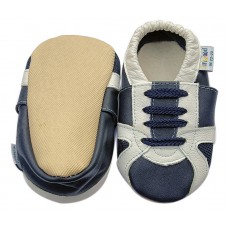 trainer navy rubber sole